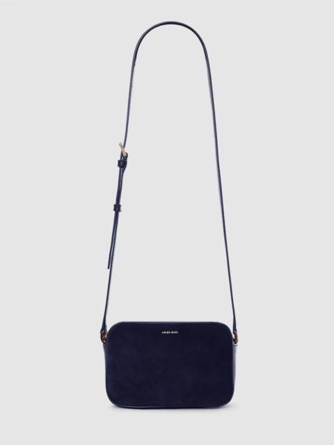 ANINE BING Elly Camera Bag - Navy Suede