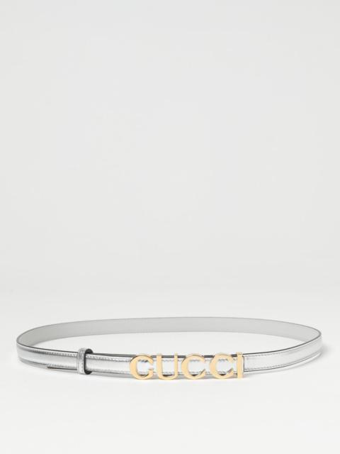 GUCCI Gucci Belt Woman Silver