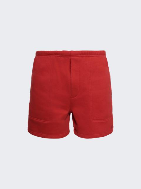 BODE Camper Sweat Shorts Red