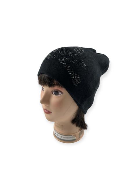 Other Designers Japanese Brand - JAPANESE SKULLS SWAROVSKI BEANIE , HAT , SNOWCAP
