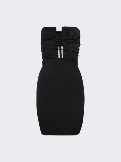 Rick Owens Jersey Prong Mini Dress Black