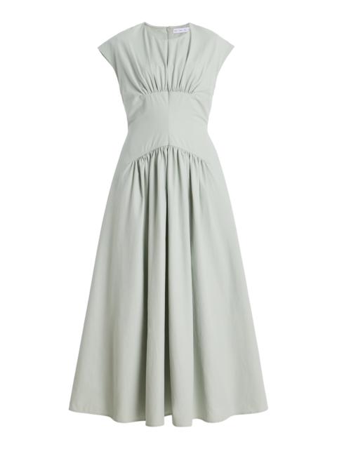 Proenza Schouler Nyssa Tech-Cotton Dress green