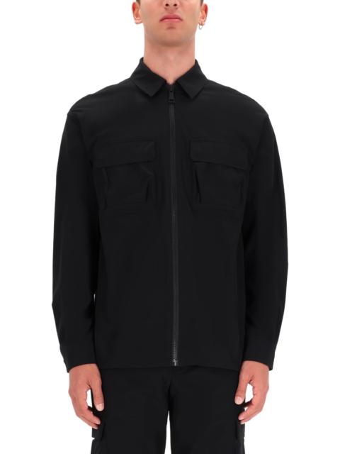 VERSACE JEANS COUTURE SHIRT WITH ZIPPER AND POCKETS