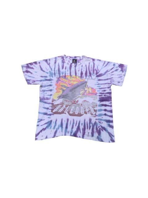 Other Designers Band Tees - Vintage Jimmy Page Robert Plant Tie Dye Tour Band Tshirt