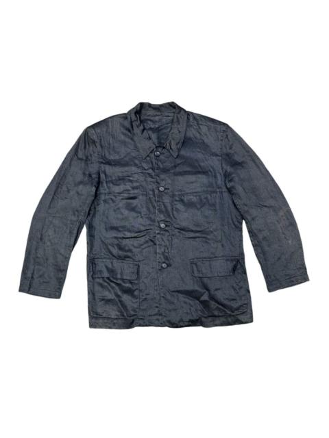 Other Designers Other - Y'S FOR MEN WOOL RAYON LONG-SLEEVED GABARDINEJACKET