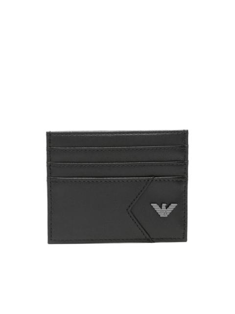 EMPORIO ARMANI eagle-plaque cardholder