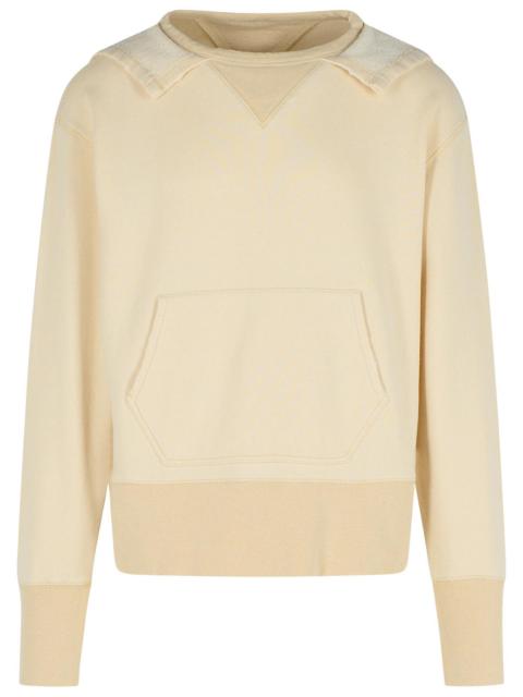 Maison Margiela Maison Margiela 'PILLING' Cream Cotton Sweater