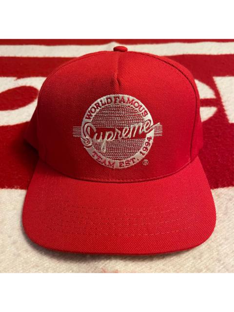 Supreme College Circle Logo 5 panel cap hat snapback FW2008