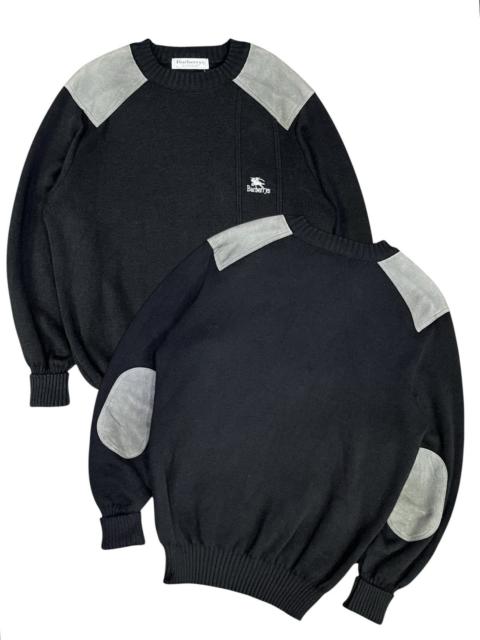 Other Designers Burberry × Vintage - 🔥Vintage BURBERRYS Shoulder Elbow Leather Patch Pure Wool UK