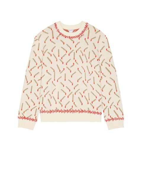 Bottega Veneta Cotton Jacquard Matches Sweater