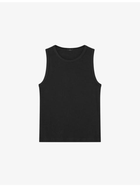 JOSEPH The Jersey Rib Round-Neck Stretch-Cotton Tank Top