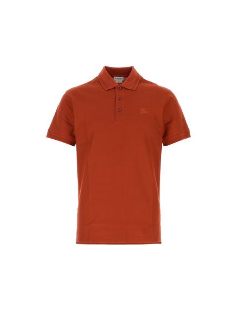 Burberry BURBERRY Orange Piquet Polo Shirt New & Authentic (Men's siz