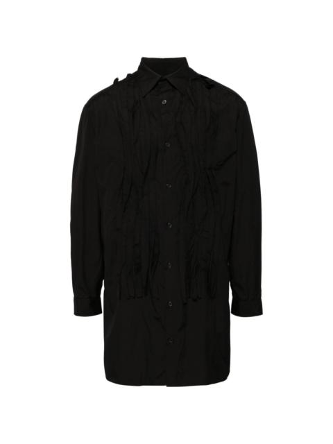 pintuck-detailed shirt