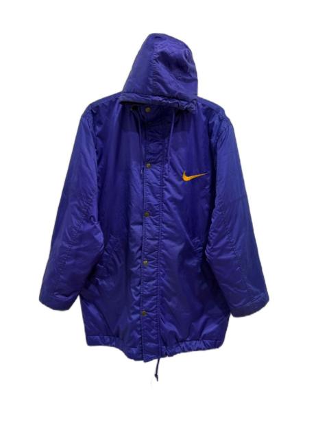 Nike VINTAGE NIKE JACKET LAKERS COLORWAY WITH HOODIEs