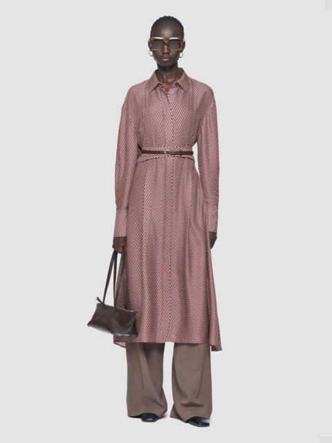 JOSEPH Orlan Printed Silk Blend Dress