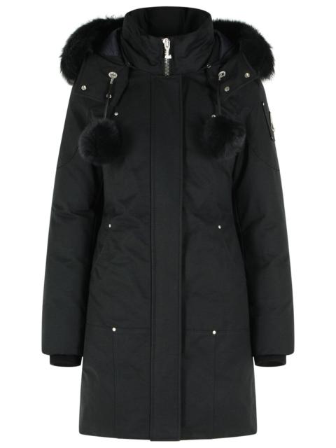 MOOSE KNUCKLES Moose Knuckles 'Stirling Original' Black Cotton Blend Parka Women