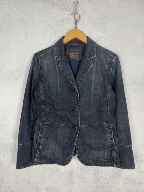 Other Designers Marithe + Francois Girbaud - Vintage Marithe Francois Girbaud Denim Blazer Jacket