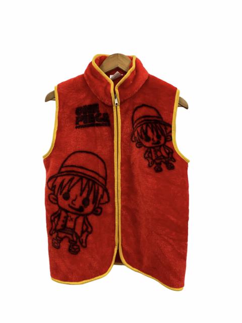 Other Designers One Piece - One Piece Monkey•D•Luffy Sleeveless Fleece
