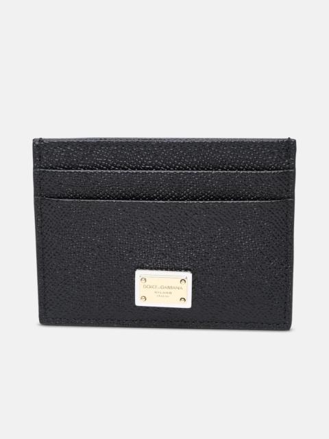 Dolce & Gabbana BLACK LEATHER CARD HOLDER