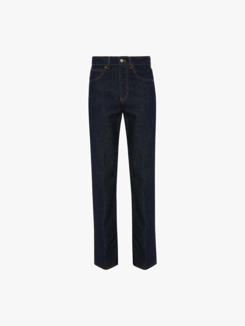 Victoria Beckham New Julia Stretch Jean In Indigo Rinse