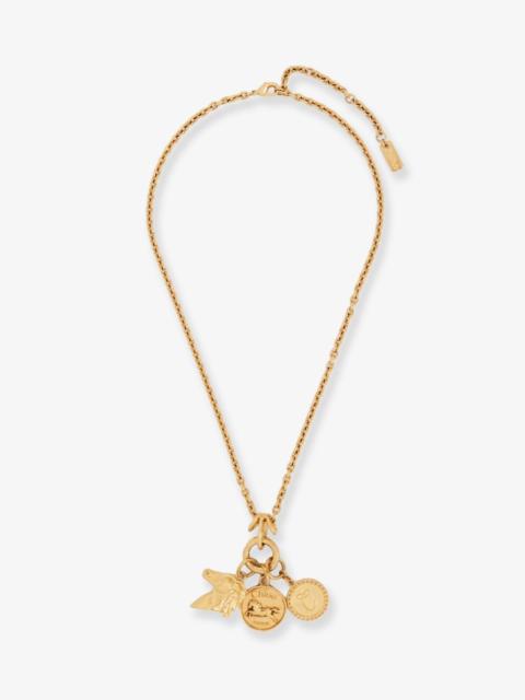 Chloé Chloe' Women Brass Necklace With Charms