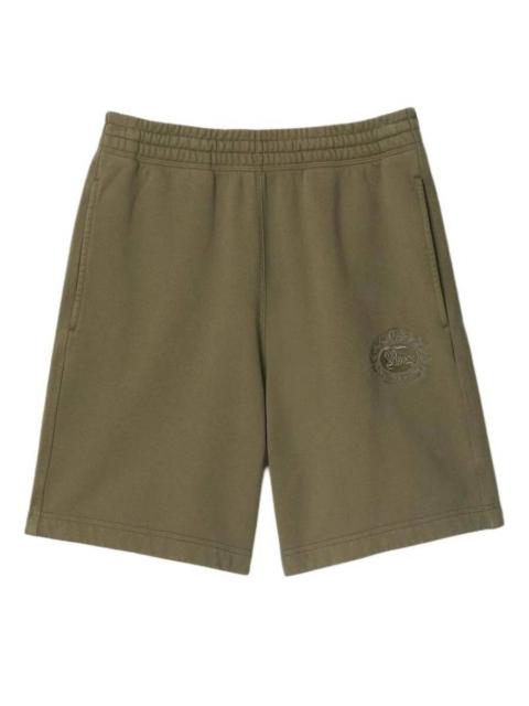 Burberry Burberry EKD Embroidered Cotton Shorts