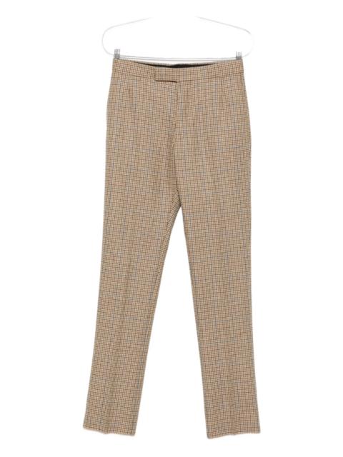 Thom Browne checked straight-leg trousers