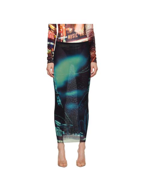 Jean Paul Gaultier Navy 'The Pigalle' Maxi Skirt