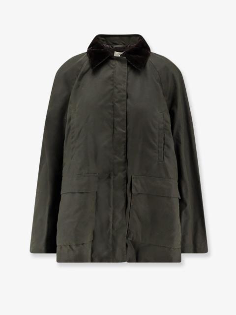TOTEME Toteme Country Organic Cotton Jacket Green