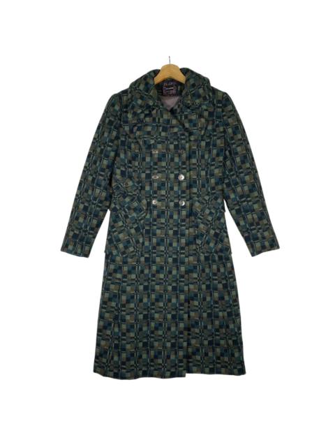 Luxury - Vintage 60s Elgee Of London Wool Long Button Jacket