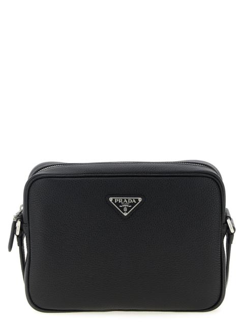 Prada Prada Men Leather Shoulder Strap