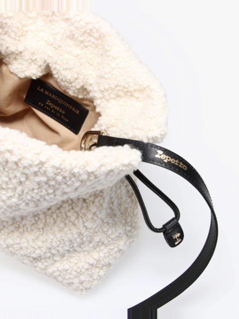 Repetto POIDS PLUME BAG - SHEARLING