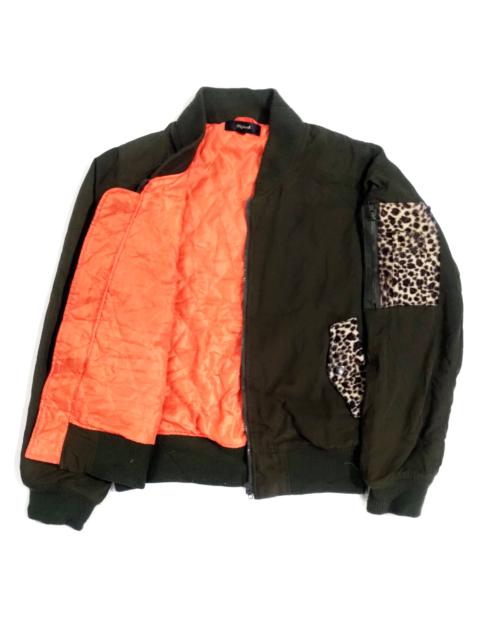 Other Designers Japanese Brand - RARE! DISPARK JAPANESE STREETWEAR LEOPARD DETAILING BOMBER