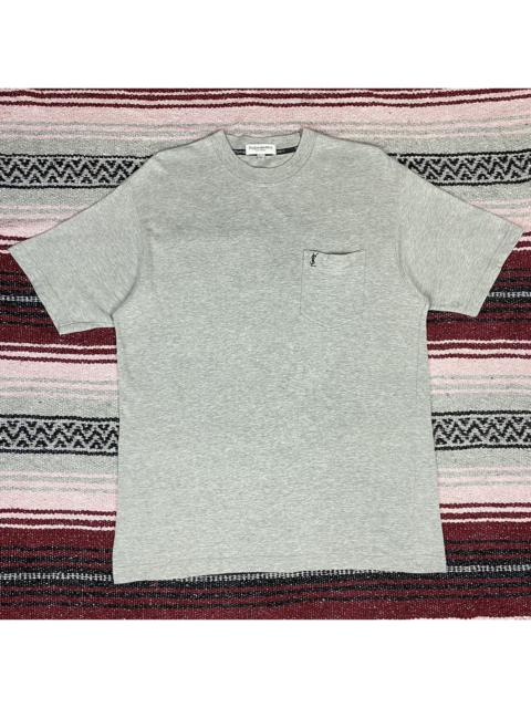 SAINT LAURENT Vintage Yves Saint Lauren Pocket Tee YSL Luxury Brand