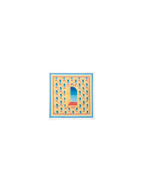 CASABLANCA L'Arche De Jour Small Silk Scarf | Casablanca Paris
