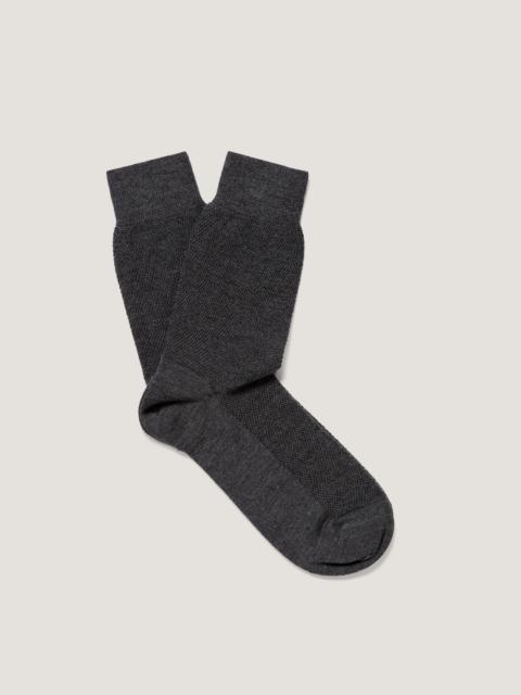 Sunspel Merino Wool Waffle Socks