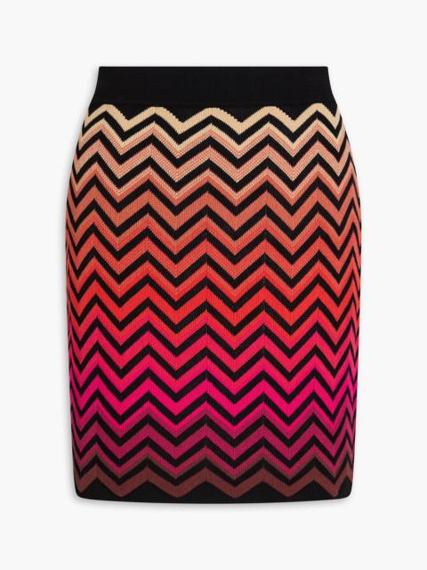 Missoni Crochet-knit cotton-blend mini skirt