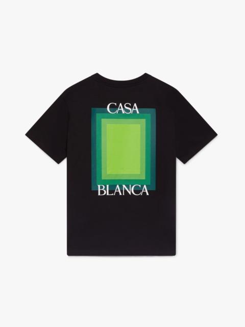 CASABLANCA Square Logo Short Sleeve T-Shirt | Casablanca Paris