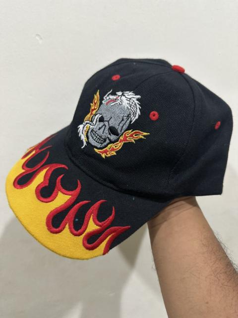 Other Designers Other - Y2K Flame Zombies Distress Baseball Hat