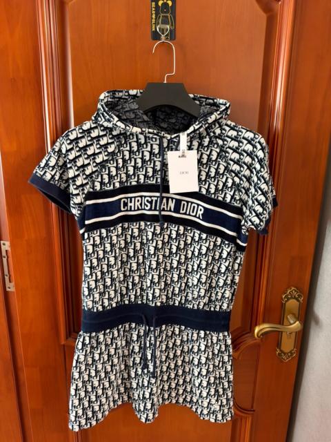 Dior Dior Monogram Hooded Short Sleeve Dress
