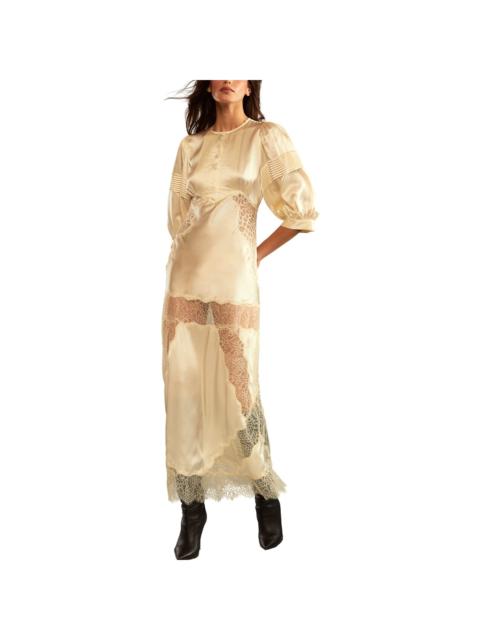 Cynthia Rowley Lure Lace Silk Dress