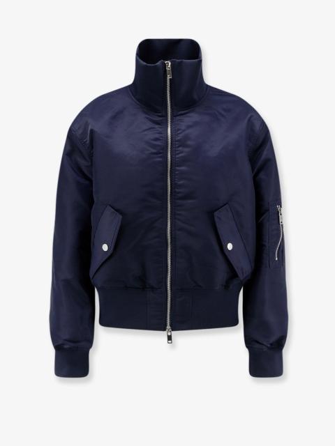 The Frankie Shop The Frankie Shop Nylon Crop Jacket Navy