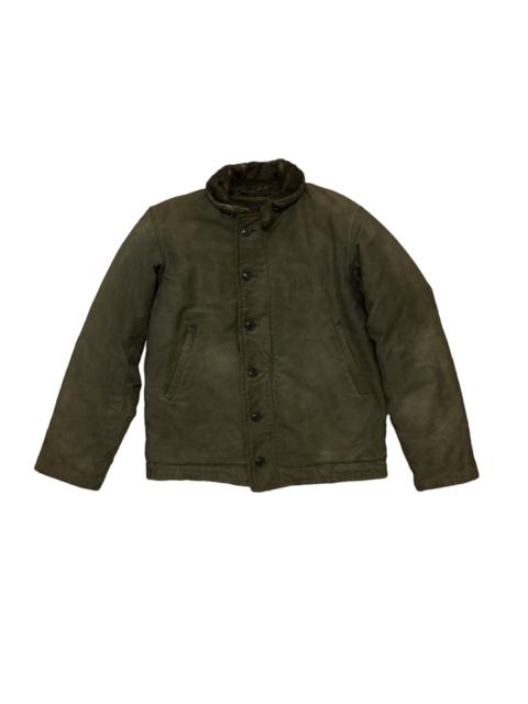 Other Designers Vintage - True Vintage 40’s WW2 N1 USN Navy Deck Jacket Named Ramirez