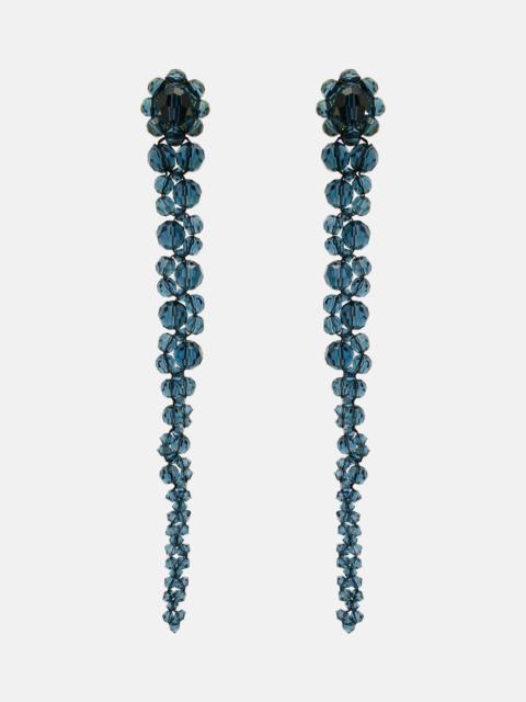 Simone Rocha Crystal-embellished drop earrings