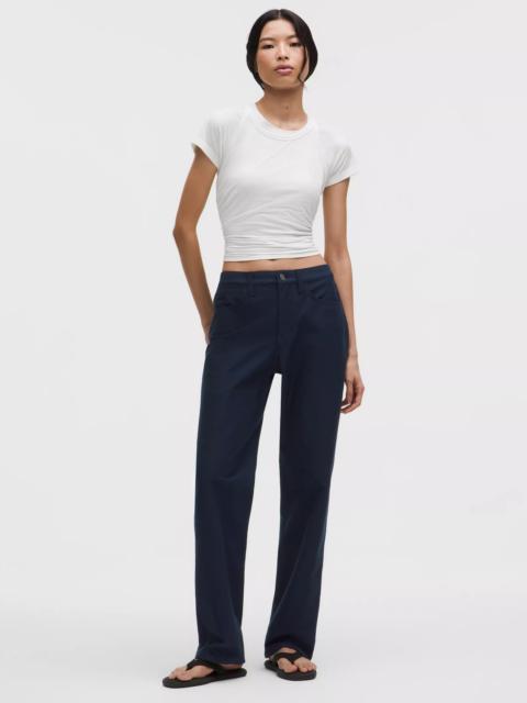 lululemon EasyFive Mid-Rise Relaxed-Straight Pant *Regular