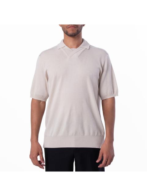 Burberry Burberry V-Neck Wool Polo Shirt