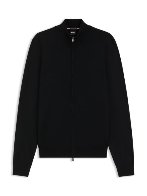 BOSS VIRGIN-WOOL JACKET IN A REGULAR FIT