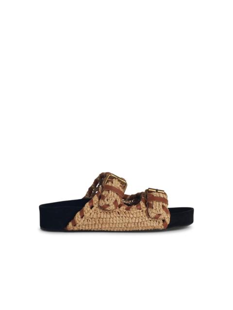 Isabel Marant Étoile Isabel Marant Etoile 'LENNYO' Beige Palm Slipper