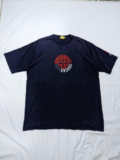Other Designers Independent Trading Co. - Independent Made In USA Big Logo Heavyweight T-Shirt