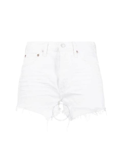 Agolde Ladies Parker Dough Cut Off Denim Shorts